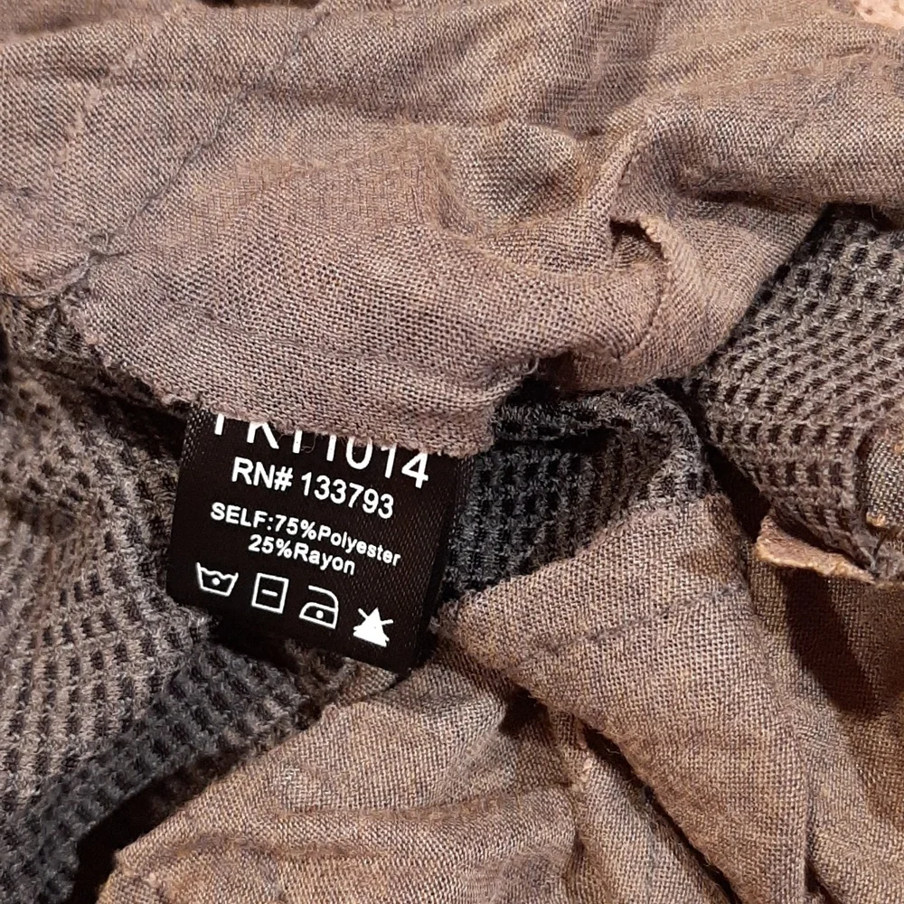 🥀NWT POL Spaghetti-Strap Lace, Waffle, Brown, and Black Tank (S)🥀 - Picture 7 of 7